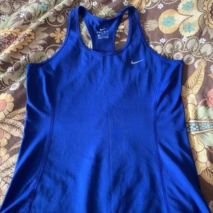 Royal blue Nike Dri-fit tank